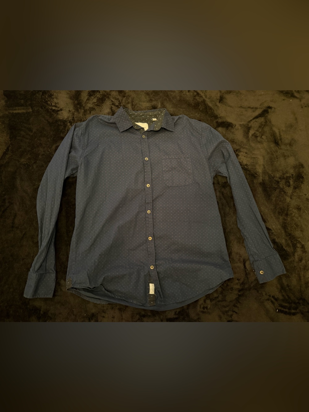 Paper Denim & Cloth Men's Navy Button-Up Shirt